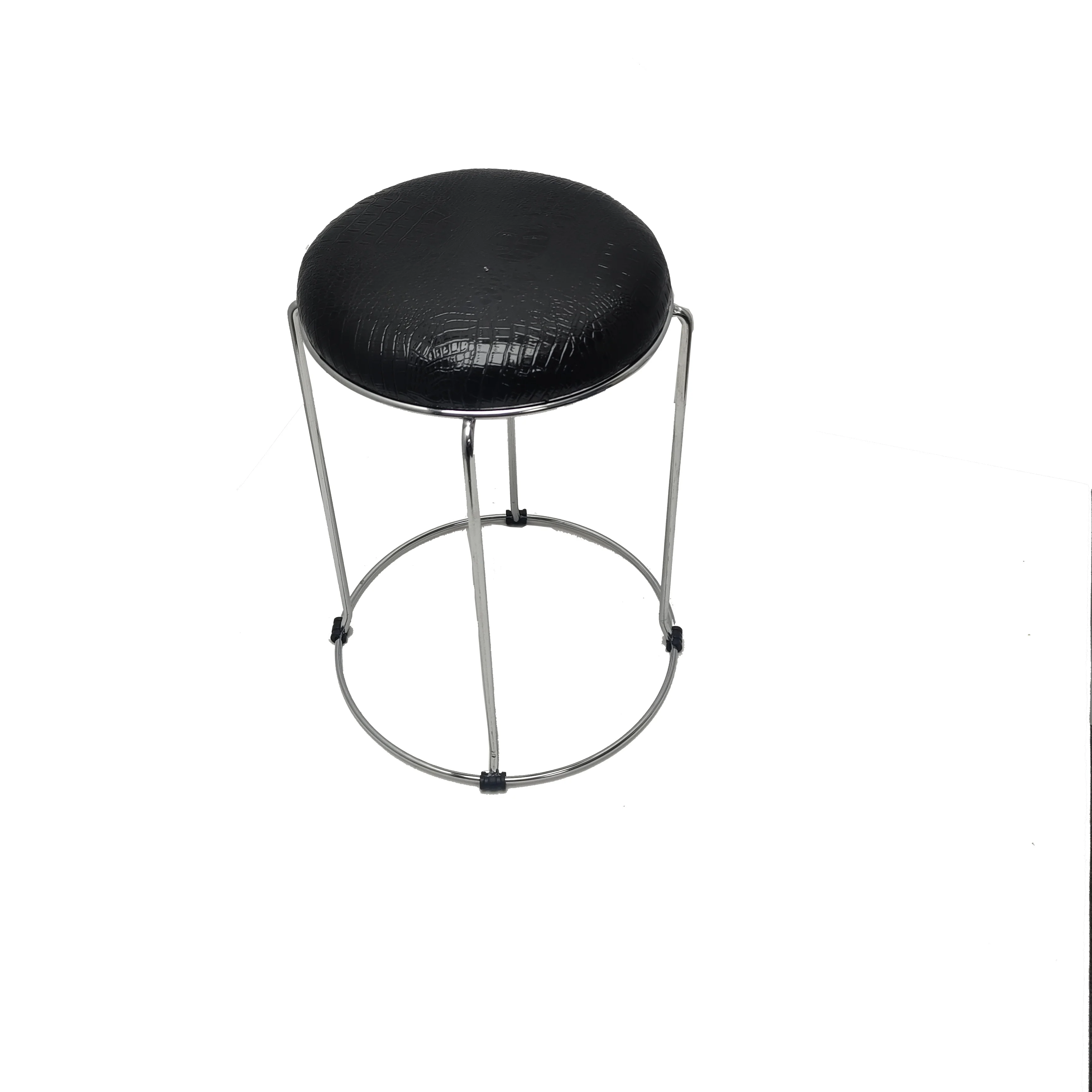 steel stool with cushion