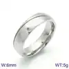Steel color man's ringKR86749-K