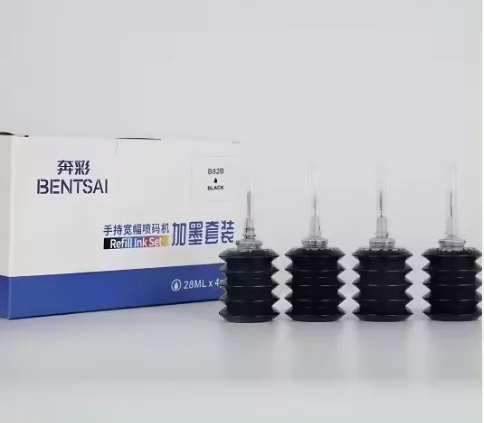 Bentsai Refill Ink Water-based for 1 inch ink cartridges with chips