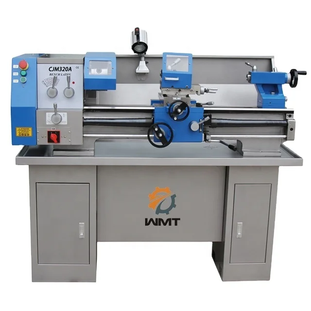 China Manufacturer Manual Lathe Machine Torno Para Metal Torno CJM320A 330mm Swing Over Bed Mini Bench Lathe in China