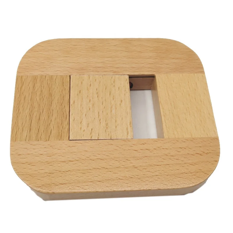 Wooden Rotating Magic Bean Decompression Spinning Bead Fingertip Spinning Top Cube Toy Educational Toys for Children