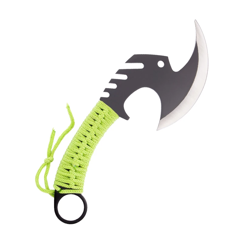 Survival  Hatchet  Tree Wood Tools  Hammer  Mountain Tomahawk Bushcraft Knife
