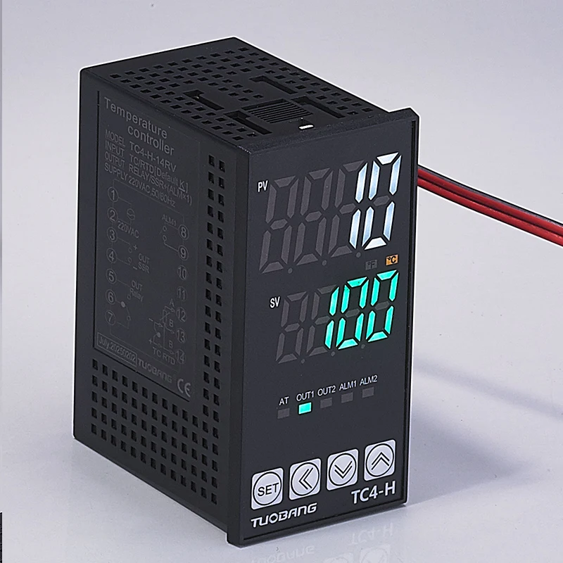 TUOBANG TC4-H 48*96mm LED Temperature Controller ODM/OEM PID Industrial Thermostat for Packaging Plastic Extrusion Machinery