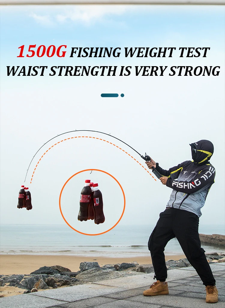 NEW 2.1M Carbon 4 Sections Fly Fishing Rod LW 7/8 Fast Action Freshwater Fly Rods