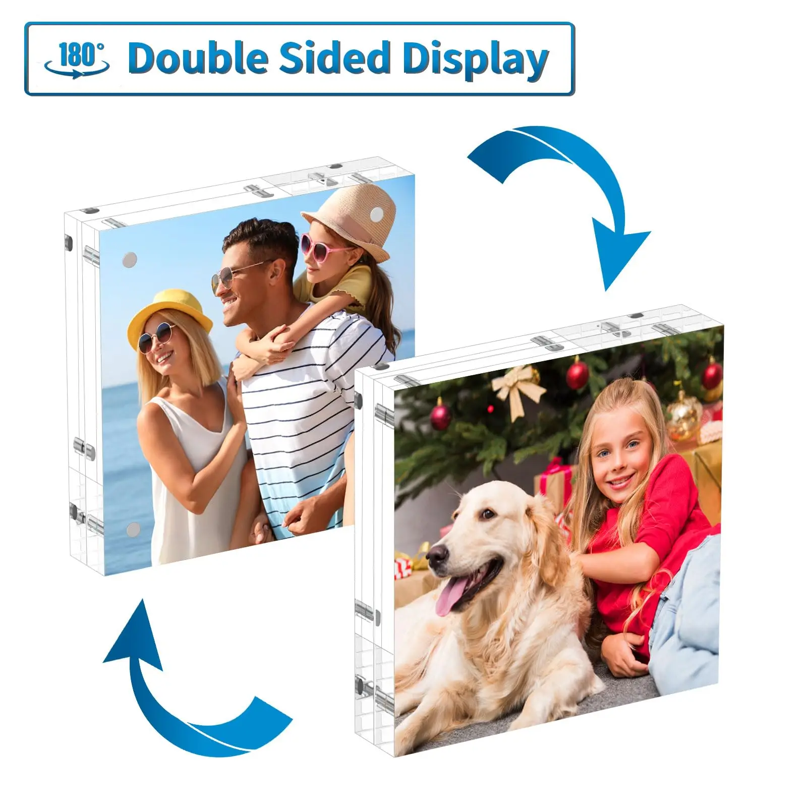 Acrylic Magnetic Photo Block Acrylic Magnetic Photo Block