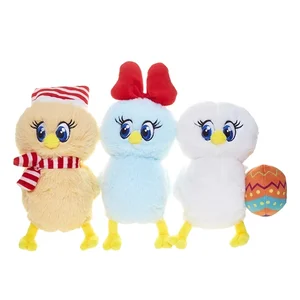 Wholesale Valentine's Day Soft Plush Stuffed Chicken PP Cotton Filled Animal for Heartfelt Gifts