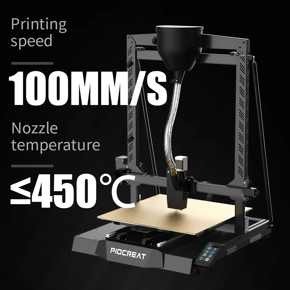 Piocreat G5 Pro High Speed 3d Printer 500x500x500 3d Drucker Industrie Granule Extruder 3d Printing Plastic