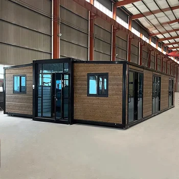 2 3 Bedroom Luxury Prefabricated Prefab Expandable Container House for Sale Hurricane Proof Ready Made Prefab Mobile Tiny Home