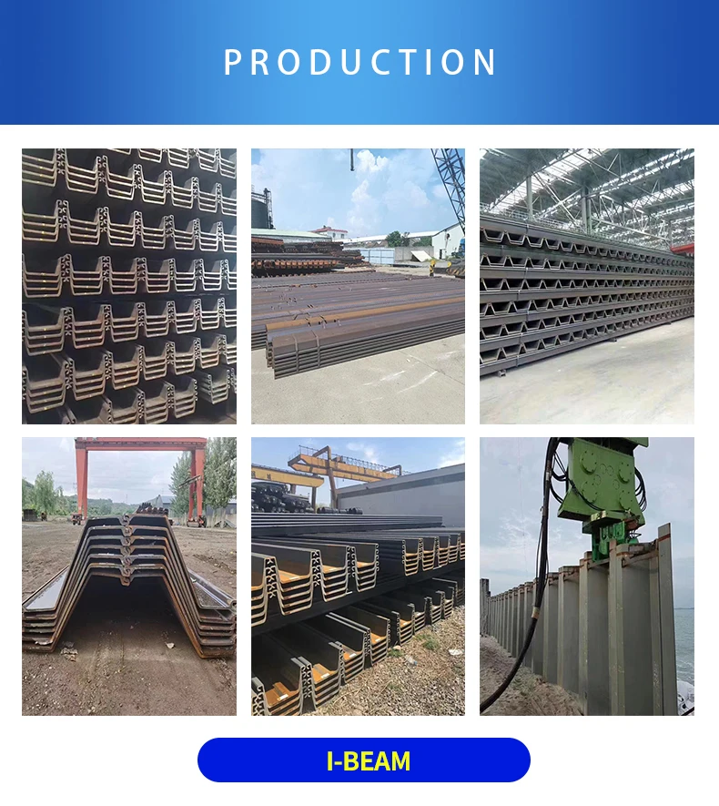 Big Supplier of Hot Rolled U &Z Type Steel Sheet Piling Pile for Construction Best Seller in the Philippines factory