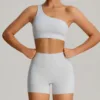 Reggiseno + shorts grigio ghiaccio