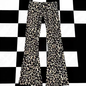 Viviblook Z416PT01 New Women 2026 Summer New Fashionable Casual Leopard Print Flare Pants for Women