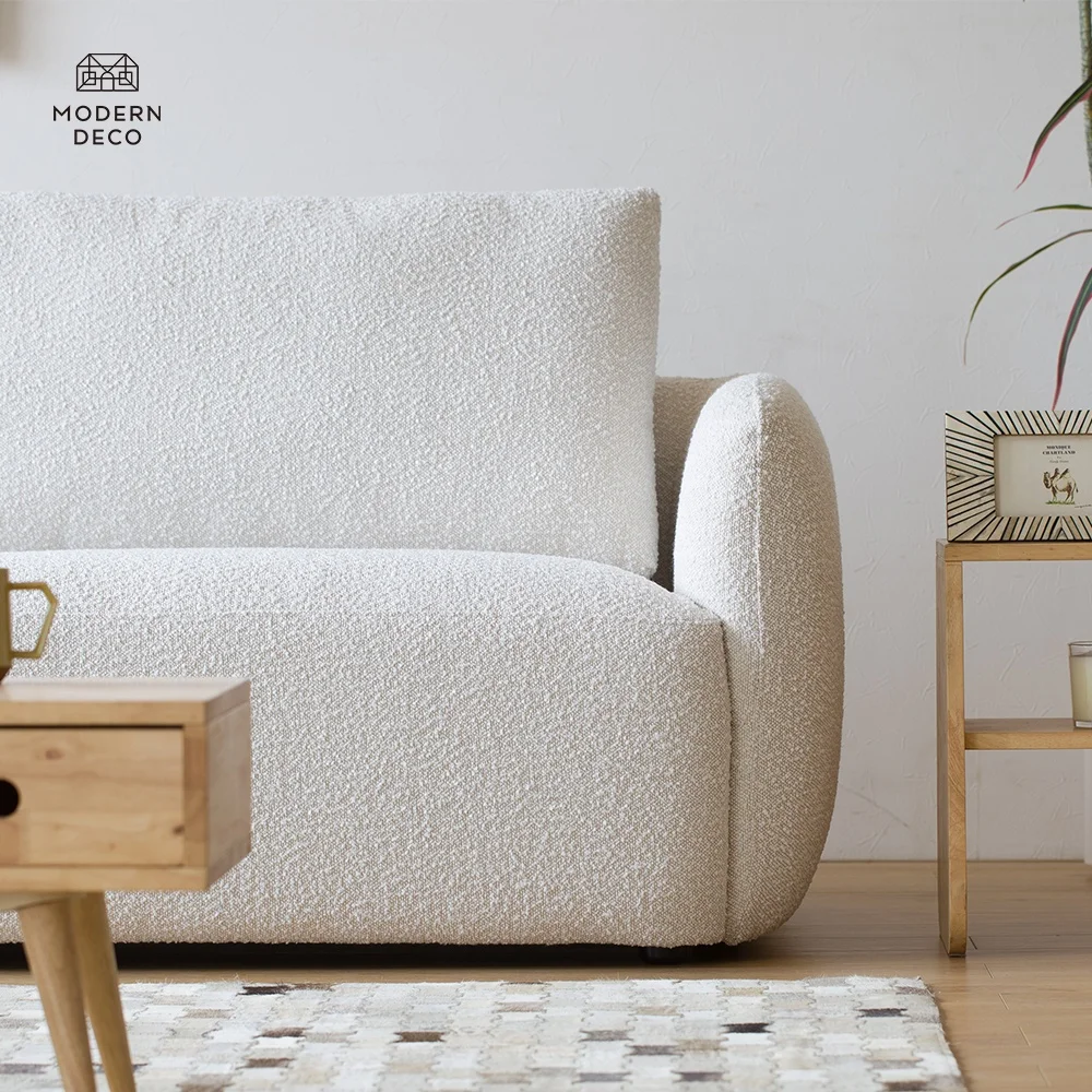 Custom made modern sofa set living room furniture 2 seater fabric sofa 1 seater armchair