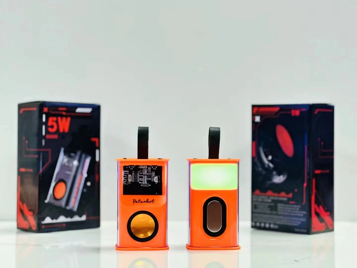 2023 Transparent Mecha Small Bluetooth Speaker - Deep Sound