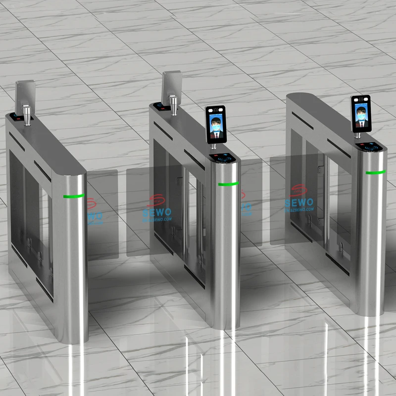 SEWO Electronic Automated Anti Tailgating Security Access Gates 600mm Wide Channel Speed Gates