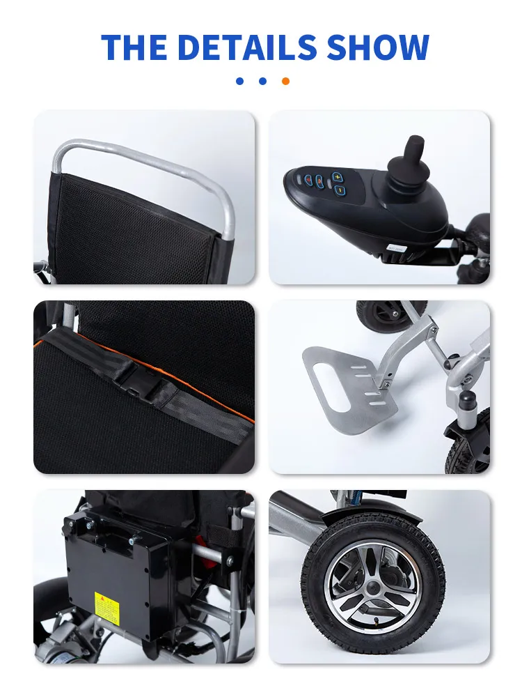 New Product Electric Wheelchairs Lightweight Foldable For Disabled ...