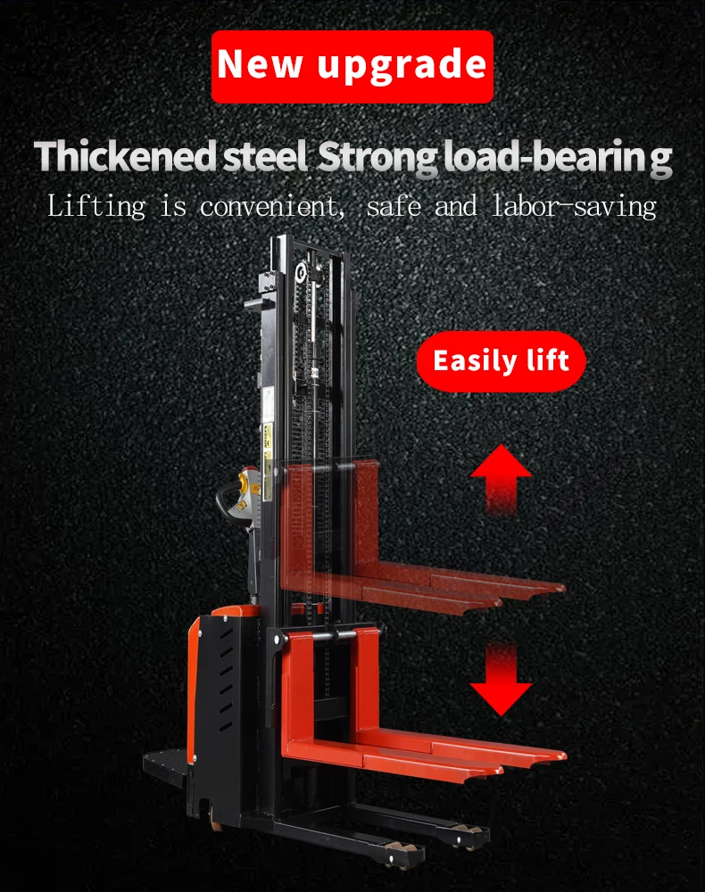 Cargo Lift Forklift - 2tons Electric Stacker for 3000mm