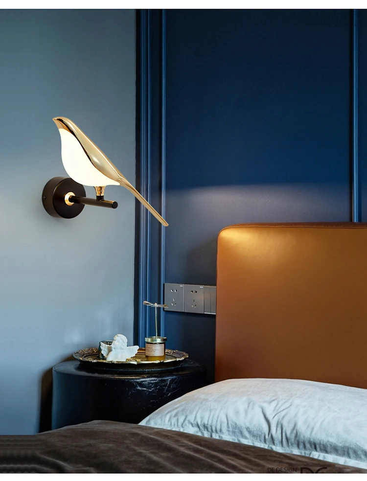 美国标准铁金属外壳led壁灯艺术装饰壁灯酒店壁挂式床头灯阅读灯