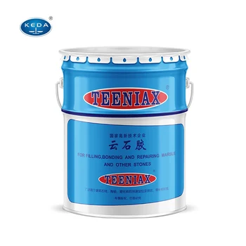 Wuhan KEDA Factory Supply Teeniax Best Clear Marble Adhesive 0.8L 4L 19L Anti UV Tiles Stone Sticking Glue