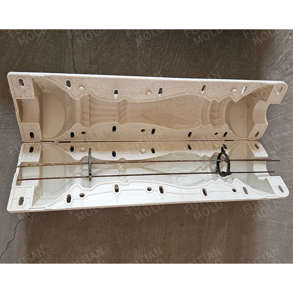 Terrace Casting Decorative Handrail Vase Column Concrete Balustrade Mold for Sale