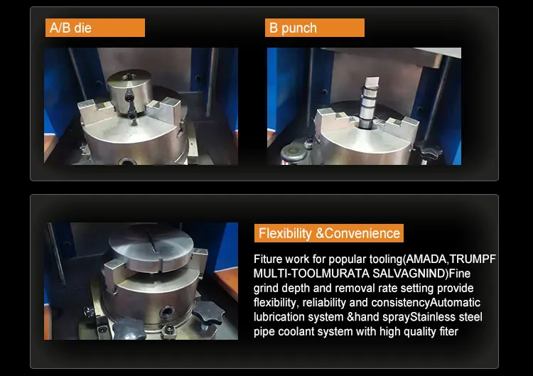 Rotating Worktable For Grinding Rooftop Tools Focused Coolant System