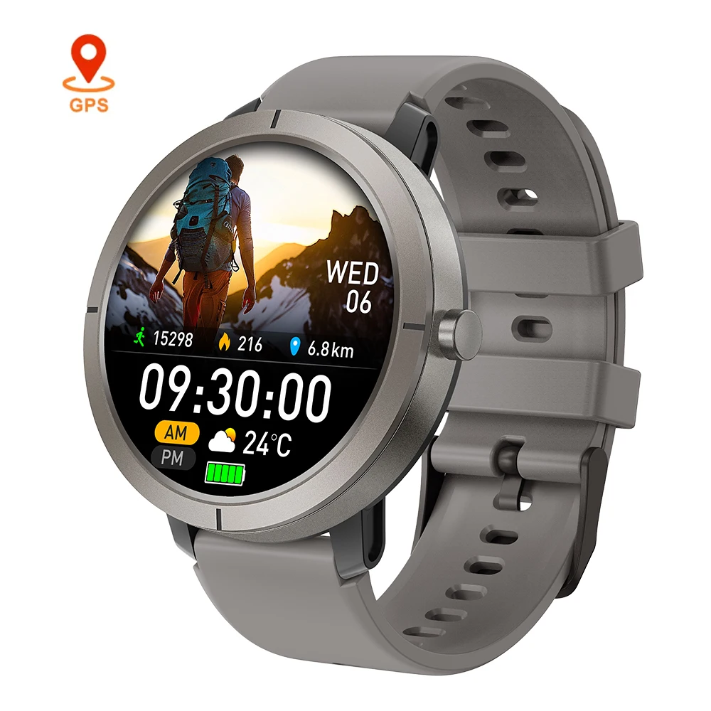 Reloj inteligente DM76 GPS 1,32 ''AMOLED BT llamada 50M