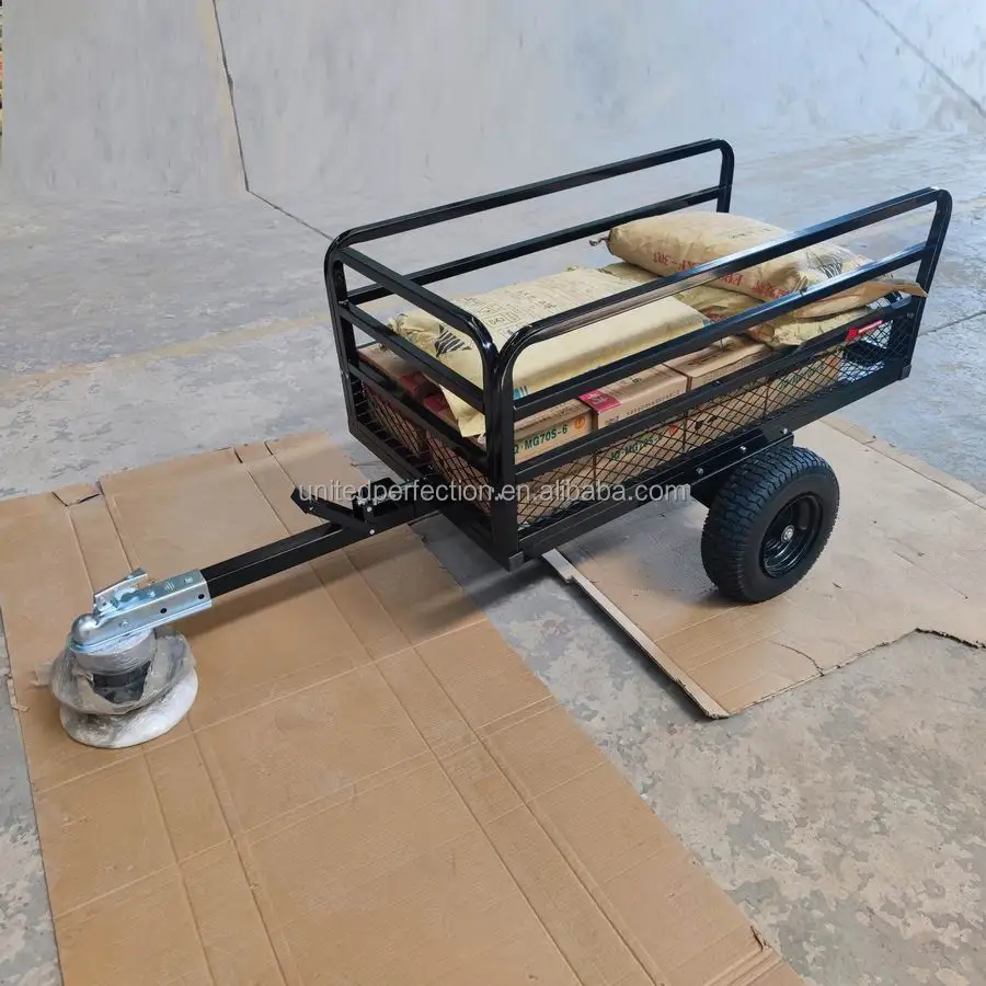 CTC Supplied Small Tractor Behind Tow Bike Dump Trailer Motorcycle & ATV Trailers With Low MOQ Car Trailers