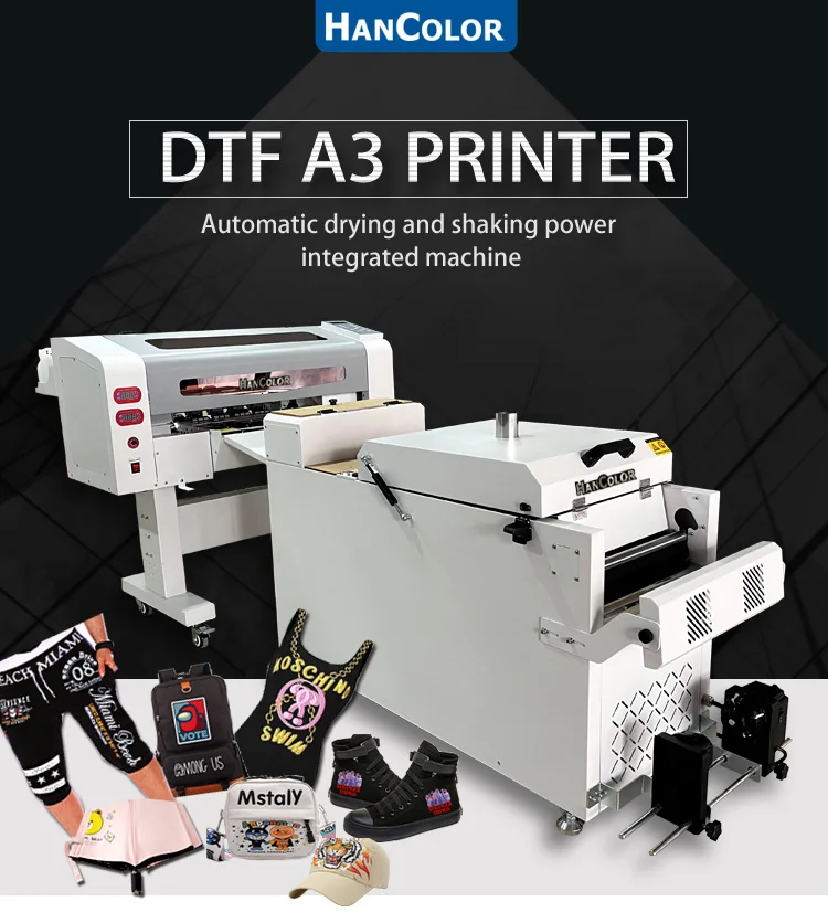 High Quality A3 Dtf Printer With Xp600 Printhead Dtf Printer And Oven ...