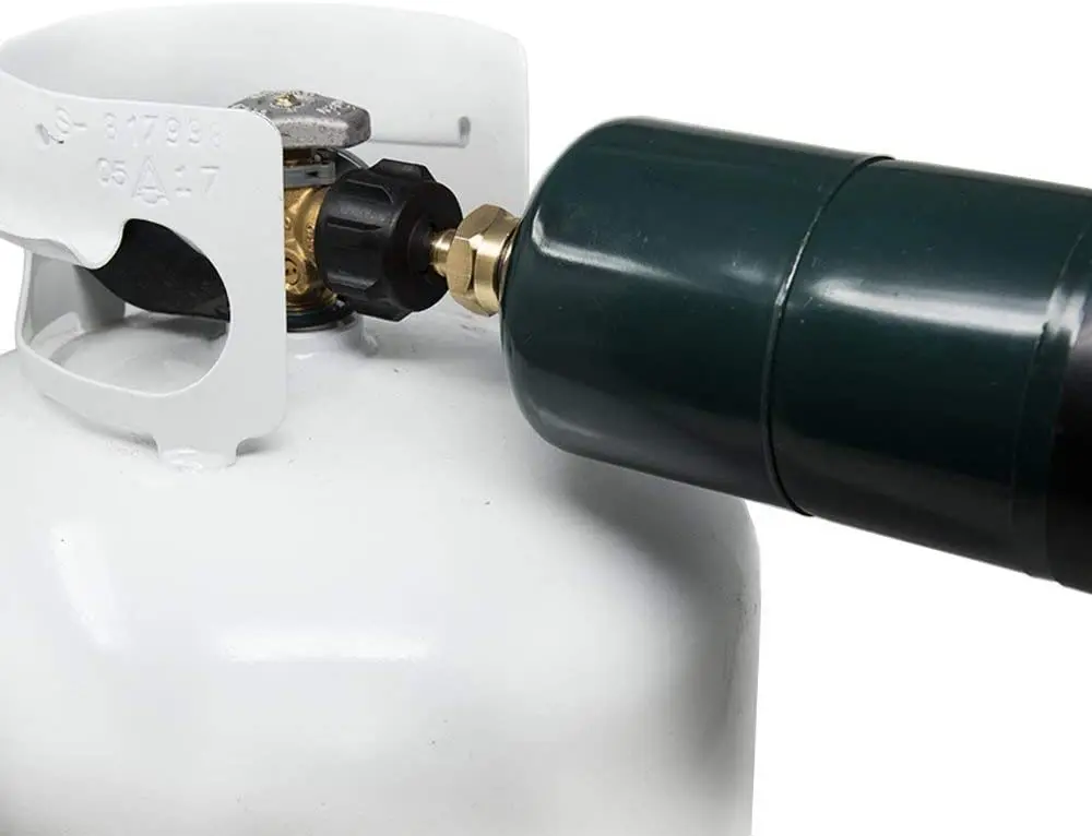 QCC1/Type1 Regulator Valve Adapter fits 20lb Propane Cylinder to Refill Smaller 