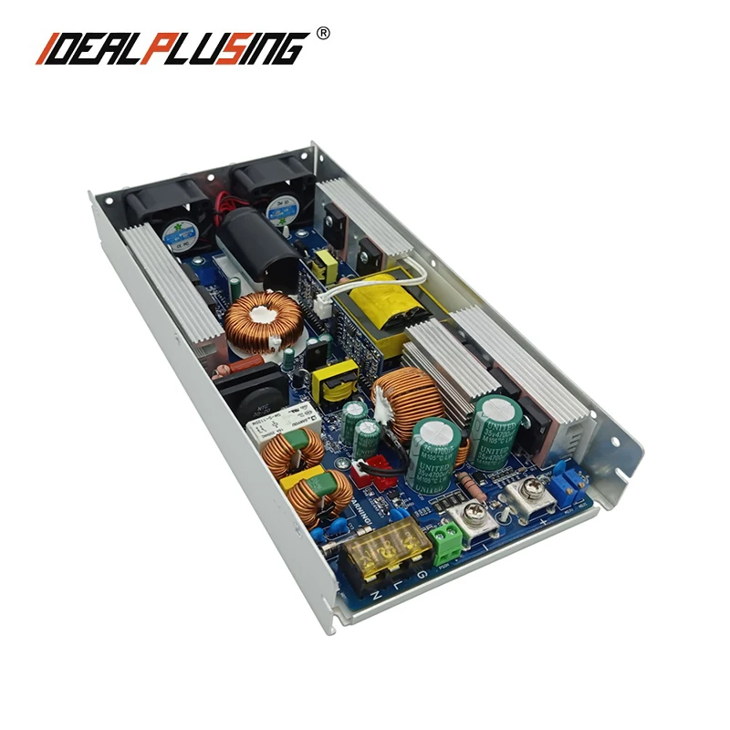 IDEALPLUSING 1000W PFC SMPS 110V 220V to 12V 24V 36V 48V 54V 60V 72V 110V 150V AC DC Ajustable Parallel Switching Power Supply
