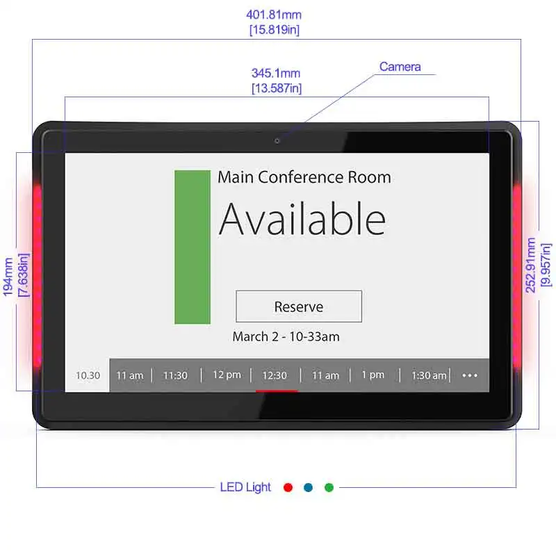 Écran tactile d'affichage à cristaux liquides Tablette de POE