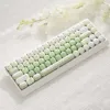 คีย์บอร์ด White-M68 + คีย์แคป MOG Dessert House