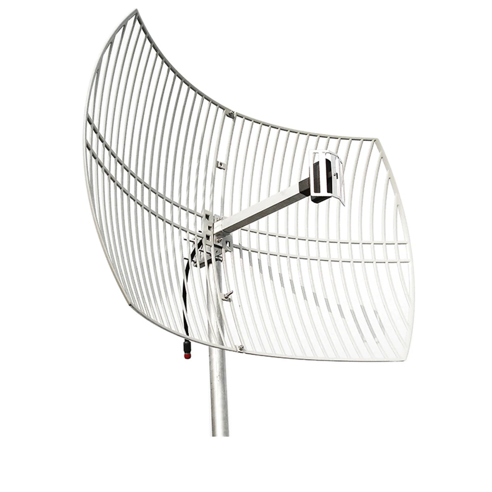 4g wifi高增益抛物面定向天线户外24dbi网桥长距离高增益栅格天线