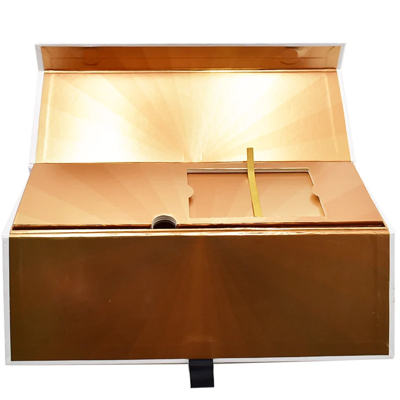 Wholesale Creative Design Double Open Door Cardboard Gift Box for Red Wine Luxury Wine Packaging Box factory