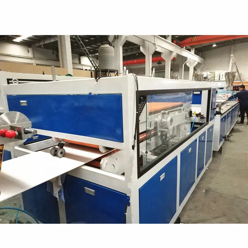 PVC Ceiling Cutting Extrusion Machine/plastic Pvc Ceiling Board Sheet Panel Making Machine Line