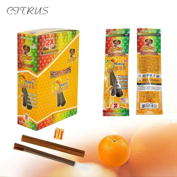 Wholesale Flavors Organic Hemp Wraps Papers Wrapping With Multi-flavored