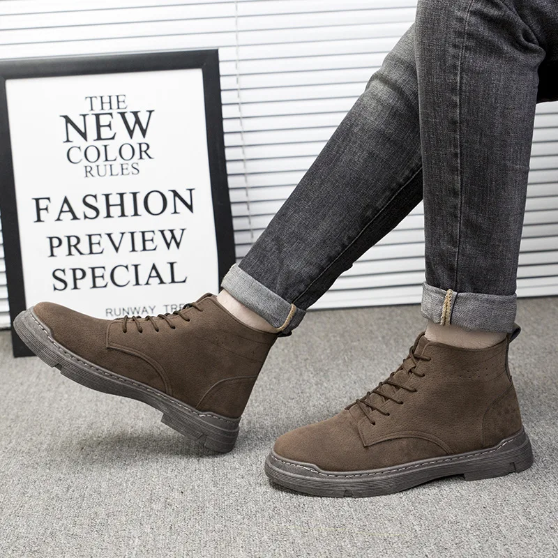 new men's shoes martin boots casual| Alibaba.com