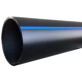 HDPE PE Material Water Drainage Socket Glue Moulding Processing Services 280mm x 13.4mm Sizes Plastic Tubes