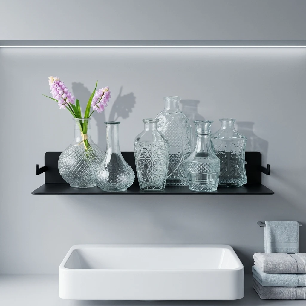 Creative Wide Mouth High Vase Home Decoration Flower Arrangement clear Crystal Glass Vase