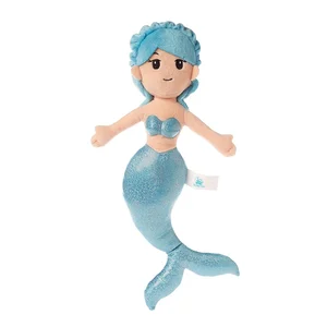 Custom Cartoon Kawaii Mermaid Plush Doll Toy Super Soft Cute Stuffed Doll for Girls PP Cotton Filling Gift