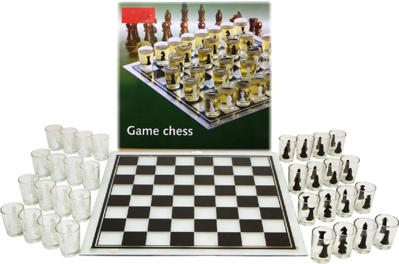 Набор бессвинцовых стеклянных шашек для настольной игры