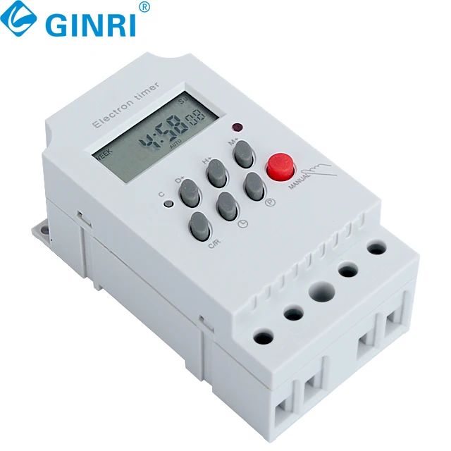 KG316T-II 220V Din Rail LCD Digital Programmable Timer Switch
