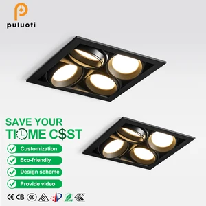 Factory-Made Recessed LED Hot Sale Europe CE Certificate AC Power Supply Aluminum 3000K 4000K for Residential Use Downlight