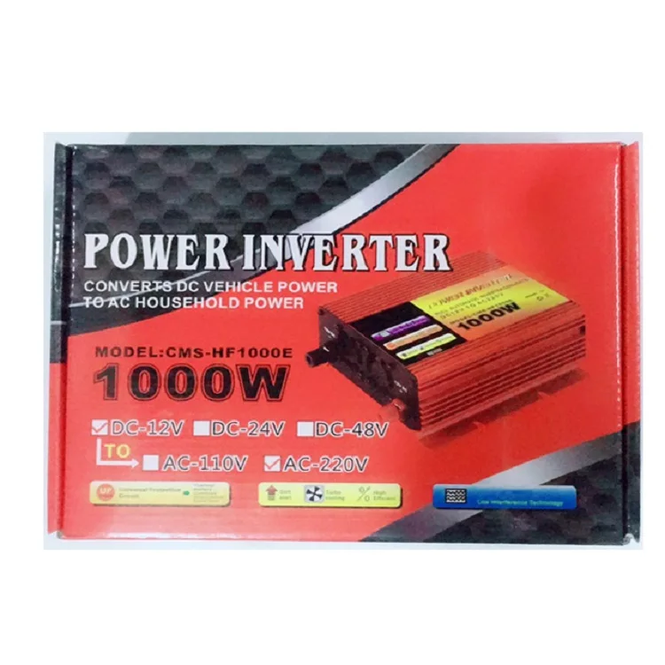 China High Frequency Modified Sine Wave Dc Ac Power Inverter 1000w 12v 220v 1000 Watt Inverter Used Ac Inverter