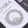 Oro bianco da 3 mm