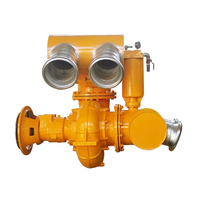 Easy to operate customized diesel engine self suction centrifugal sewage pump
