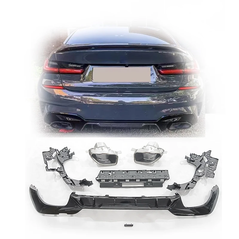 Automotive Body Parts Rear Diffuser Auto Exhaust End Muffler ...