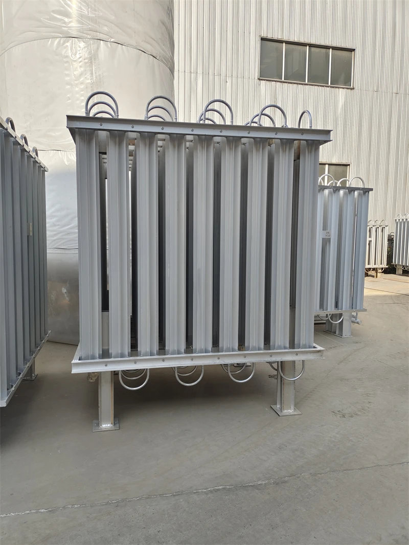 400Nm3/H 30Bar Cryogenic Liquid Argon Air Ambient Vaporizer Argon Gas  Vaporizer for Sale