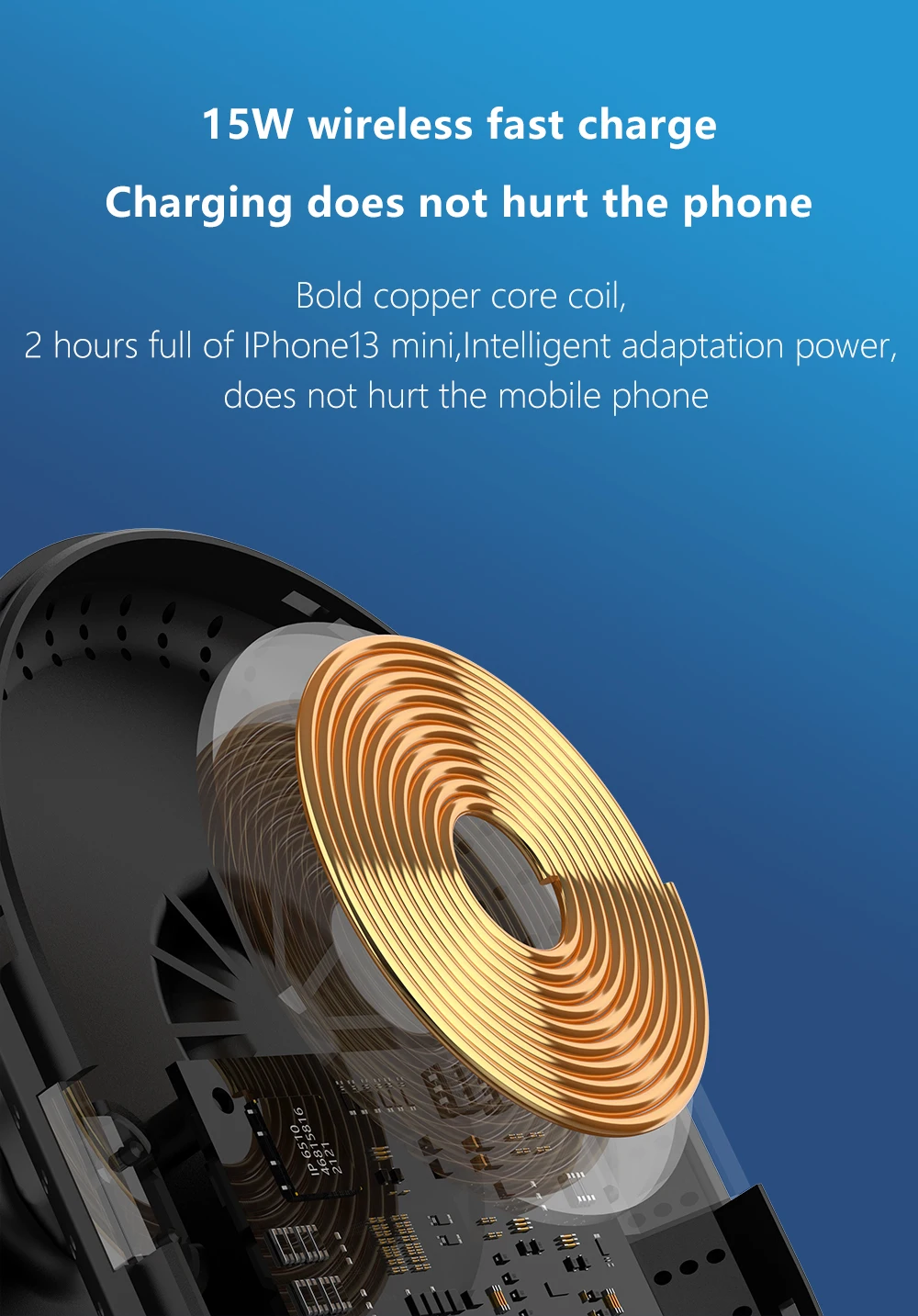 15w Car Wireless Charger Pad Qi Car Wireless Charger Holder