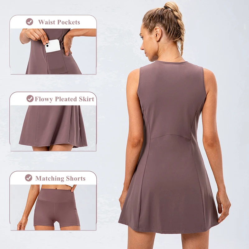 flowy swim dress Hilor Women's Underwire One Piece Swimsuits Twist Front V-Neck Swimdre
