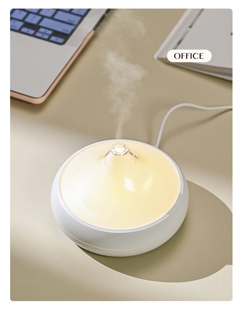 Usb Desk Diffuser 2023 Hot Selling Portable Desk Ultrasonic Oil Aroma Diffuser Warm Led ...